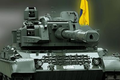 Xe tăng Leopard 1 Ukraine rất mạnh khi được lắp tháp pháo tự động C3105