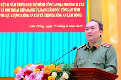 Thiếu tướng Trương Minh Đương: Công an cấp xã là điểm tựa an ninh từ cơ sở