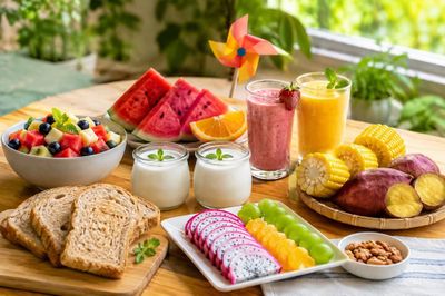 Bữa ăn mùa hè cho trẻ: Ngon miệng, đủ chất trong mùa nắng nóng