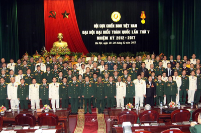 Các kỳ Đại hội đại biểu toàn quốc Hội Cựu chiến binh Việt Nam