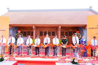 Hoàn thành tôn tạo Di tích nhà thờ và mộ đồng chí Hồ Tùng Mậu