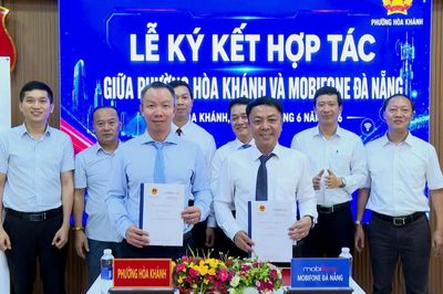Phường Hòa Khánh và MobiFone Đà Nẵng ký kết 'Chương trình chuyển đổi số giai đoạn 2026-2030'