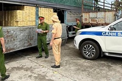 Phát hiện xe chở 400 thùng bia không rõ nguồn gốc