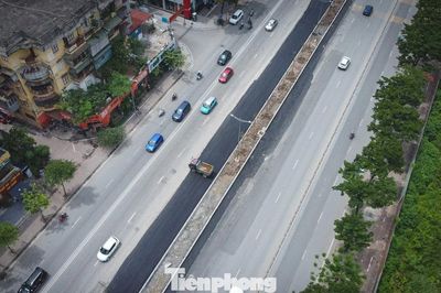 Tháo dỡ rào chắn, đường Võ Chí Công khẩn trương hoàn trả mặt bằng