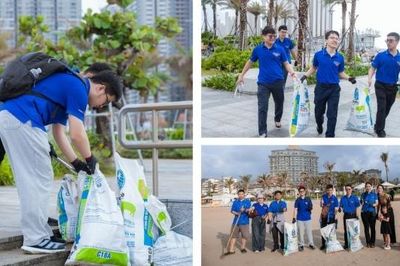 Tuổi trẻ PPS và PTSC Marine chung tay làm sạch biển