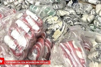 Phát hiện hơn 3.500 đôi giày thể thao có dấu hiệu giả mạo nhãn hiệu