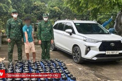 Bắt quả tang đối tượng vận chuyển 92 bình khí cười