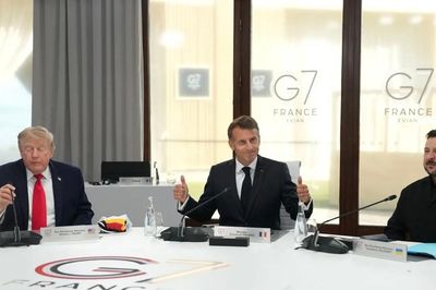 Tổng thống Mỹ, Pháp và Ukraine gặp nhau bên lề Hội nghị G7