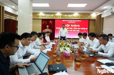 Ban Chỉ đạo 35 Đảng ủy Các cơ quan Đảng tỉnh sơ kết 6 tháng đầu năm