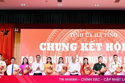 9 thí sinh tham gia chung kết Hội thi Báo cáo viên, Tuyên truyền viên giỏi Hà Tĩnh