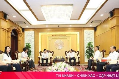 Lãnh đạo Hà Tĩnh làm việc với Công ty Mirabo Global và đối tác Nhật Bản