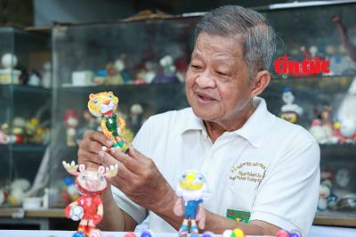 Thầy giáo U75 biến vỏ trứng thành linh vật World Cup 2026