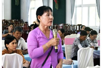 Cử tri An Biên phản ánh tình trạng ô nhiễm môi trường ảnh hưởng nuôi tôm và đời sống người dân