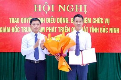 Đồng chí Nguyễn Mạnh Lân giữ chức Giám đốc Trung tâm Phát triển quỹ đất tỉnh Bắc Ninh