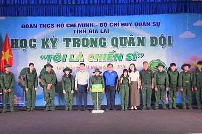 Xuất quân chương trình 'Học kỳ trong quân đội' năm 2026