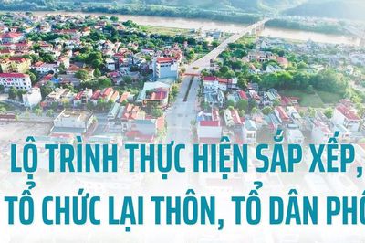 Lộ trình thực hiện sắp xếp, tổ chức lại thôn, tổ dân phố