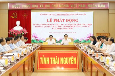 Thái Nguyên quyết tâm thực hiện thắng lợi mục tiêu tăng trưởng bền vững 2 con số