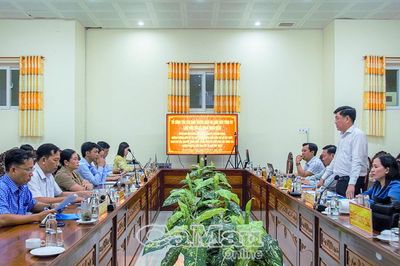 Ban Tuyên giáo và Dân vận Tỉnh ủy khảo sát, tháo gỡ khó khăn tại Xã Phan Ngọc Hiển