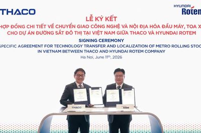 THACO mở rộng năng lực sản xuất đầu máy toa xe