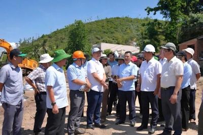 Bí thư Tỉnh ủy Đắk Lắk kiểm tra tiến độ các dự án khắc phục hậu quả bão lũ