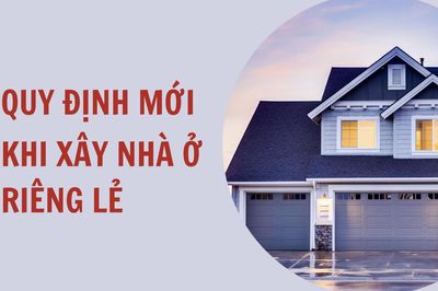 Infographic: Quy định mới về xây dựng nhà ở riêng lẻ từ 1/7/2026
