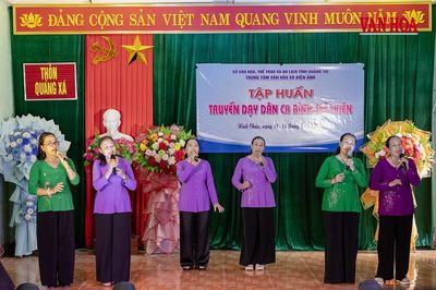Để di sản dân ca Bình Trị Thiên sống cùng cộng đồng