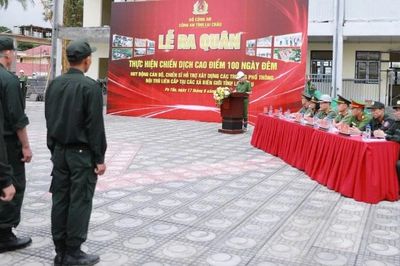 Ra quân chiến dịch 100 ngày đêm xây dựng trường liên cấp tại Lai Châu