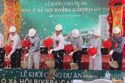 Đồng Tháp khởi công nhà ở xã hội Rivera Garden Mỹ Tho