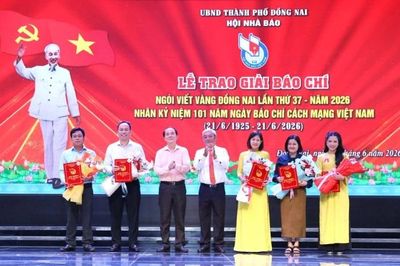 16 tác phẩm đoạt Giải báo chí Ngòi viết vàng Đồng Nai lần thứ 37