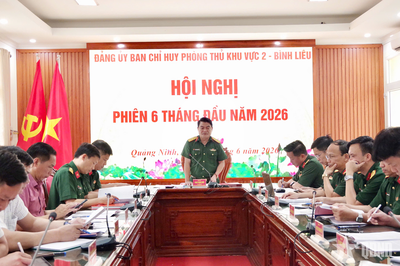 Quảng Ninh: Đảng ủy Ban Chỉ huy Phòng thủ khu vực 2 - Bình Liêu hội nghị phiên 6 tháng đầu năm 2026