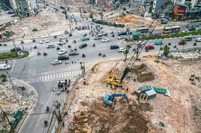 Hà Nội: Điều chỉnh tổ chức giao thông khu vực La Thành - Nguyễn Chí Thanh