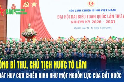 Tổng Bí thư, Chủ tịch nước Tô Lâm: Phát huy cựu chiến binh như một nguồn lực của đất nước