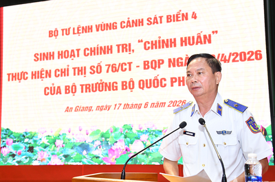 Vùng Cảnh sát biển 4: Quán triệt, thực hiện nghiêm Chỉ thị 76 của Bộ trưởng Bộ Quốc phòng