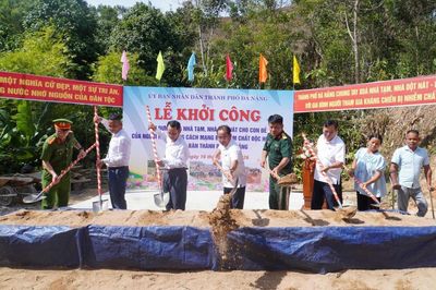 Khởi công xóa nhà tạm hỗ trợ con đẻ nạn nhân chất độc da cam