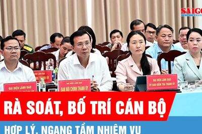 Rà soát, bố trí cán bộ cho hợp lý, ngang tầm nhiệm vụ