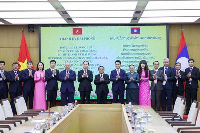 Củng cố quan hệ hữu nghị, mở rộng hợp tác giữa Hải Phòng và các địa phương Lào