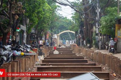 Người dân Tân Mỹ thích nghi với công trường hồ điều hòa Phú Đô