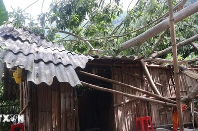 Cao Bằng: Thiệt hại do mưa lớn, sạt lở đất, đá