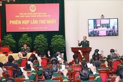 Thượng tướng Bế Xuân Trường tái đắc cử Chủ tịch Hội Cựu chiến binh Việt Nam khóa VIII