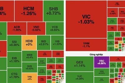 Áp lực từ cổ phiếu vốn hóa lớn, VN-Index giảm nhẹ dù thanh khoản cải thiện