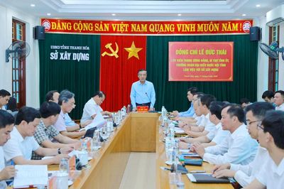 Bí thư Tỉnh ủy Lê Đức Thái: Ngành Xây dựng phải đổi mới mạnh mẽ tư duy quản lý, chủ động kiến tạo không gian phát triển