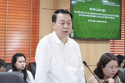 Thứ trưởng Nguyễn Đức Chi: Sửa Luật chứng khoán đáp ứng yêu cầu nâng hạng thị trường