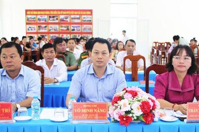 Cù Lao Giêng sơ kết 1 năm vận hành bộ máy hệ thống chính trị và chính quyền địa phương hai cấp
