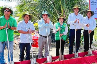 Xã Vĩnh Thuận khởi công xây dựng cầu Nhựt Nguyệt Quang