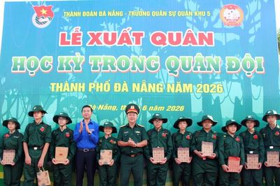 119 'chiến sĩ nhí' tham gia chương trình 'Học kỳ trong Quân đội' đợt 2 năm 2026