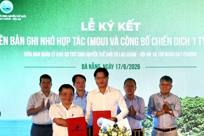 Công bố chiến dịch '1 tỷ xanh' tại Khu dự trữ sinh quyển thế giới Cù Lao Chàm - Hội An