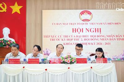 Đại biểu HĐND tỉnh Khánh Hòa tiếp xúc cử tri xã Diên Điền và Diên Lâm
