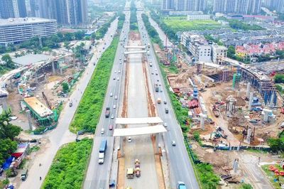 Nút giao Vành đai 3,5 và Đại lộ Thăng Long: Tiến độ thực tế dự án 2.400 tỷ đồng