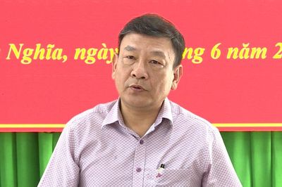 Phó Bí thư Tỉnh ủy Lâm Đồng Bùi Thắng làm việc tại phường Bắc Gia Nghĩa
