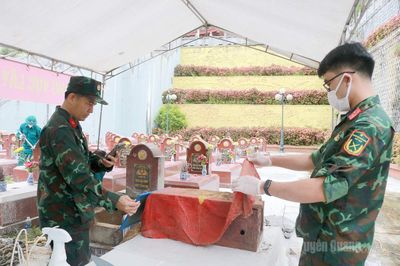 Lấy mẫu, số hóa thông tin hài cốt liệt sĩ